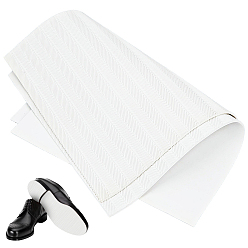 White Synthetic Rubber Self Adhesive No Slip Shoe Sole Grips, Rectangle, White, 283x380x2.5mm