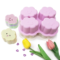 Cloud Форма из пищевого силикона своими руками, формы для литья смолы, для уф-смолы, изготовление изделий из эпоксидной смолы, фиолетовые, облако, 150x190x45 мм