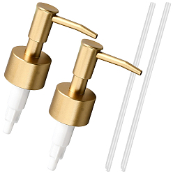 Gold Dosierpumpe aus Kunststoff, passend für Shampoo- und Conditioner-Krugflaschen, Gold, 118x65x33.5 mm