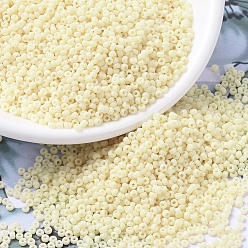 (RR492) Opaque Dark Cream Миюки круглые бусины рокайль, японский бисер, (rr 492) непрозрачный темный крем, 11/0, 2x1.3 мм, Отверстие: 0.8 мм, о 1100 шт / бутылка, 10 г / бутылка