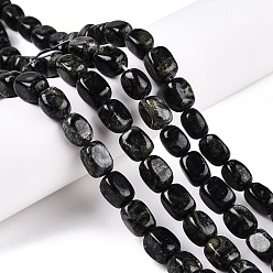 Яшма Камбаба Натуральные пряди камбабы из яшмы, кубоид, 7.5~13x6.5~12.5x6~11.5 мм, отверстие : 1.2 мм, около 33 шт / нитка, 13.98~15.6'' (35.5~39 см)