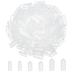 Прозрачный 180шт. 3 стили силиконовые бюстгальтеры с косточками, прозрачные, 14.5~19.5x5.5~7x2.5 мм, внутренний диаметр: 4.5~6x1.5 мм, 60 шт / стиль