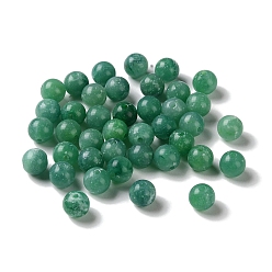 Зеленый Акриловые бусины, имитация драгоценных камней, круглые, зелёные, 8 мм, отверстие : 1.8 мм
