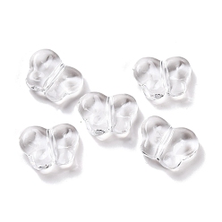 Прозрачный Прозрачные акриловые бусины, бабочка, прозрачные, 10x13x4 мм, отверстие : 1.5 мм, Около 1389 шт / 500 г