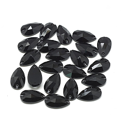 Реактивный Самолет Шить на горный хрусталь, k 9 стеклянный страз, два отверстия, аксессуары для одежды, граненые, слеза, струя, 18x10.5x5 мм, отверстие : 1 мм