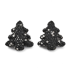 Реактивный Самолет Елка полимерная глина стразы бусины, фокусные бусины для ручек с бусинами изготовление бижутерии брелок, струя, 30.5x27.5x8 мм, отверстие : 2 мм