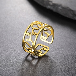 Золотой Манжеты из нержавеющей стали, символ, золотые, 9.4 мм