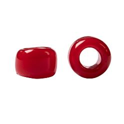 (45A) Opaque Cherry TOHO Round Seed Beads, Japanese Seed Beads, (45A) Opaque Cherry, 15/0, 1.5mm, Hole: 0.7mm, about 15000pcs/50g