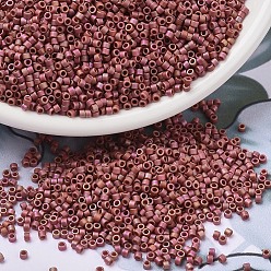 (DB2306) Матовый Непрозрачный Глазированный Сердолик AB Бусины miyuki delica, цилиндр, японский бисер, 11/0, (дБ 2306) матовый матовый глазированный сердолик, 1.3x1.6 мм, отверстия: 0.8 мм, около 10000 шт / мешок, 50 г / мешок