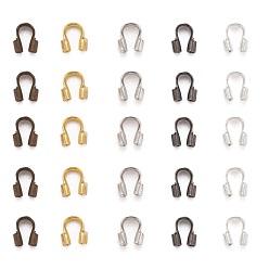 (52) Непрозрачная лаванда Экологически чистые опоры для металлической стойки из латуни, без свинца, без кадмии и без никеля, разноцветные, 5x4x1 мм, отверстие : 0.5 мм