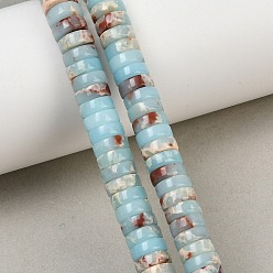 Shoushan Stone Synthetic Shoushan Stone Beads Strands, Heishi Beads, Disc, 8x3mm, Hole: 1.2mm, about 119pcs/strand, 14.96''(38cm)