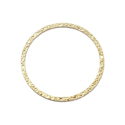 Ring 304 текстурированные соединительные кольца из нержавеющей стали, реальный 18 k позолоченный, кольцо, 40x1 мм, внутренний диаметр: 36 мм