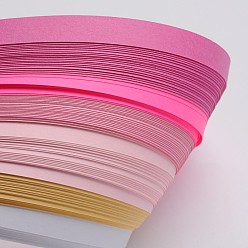 Pink 6 цвета рюш бумаги полоски, розовые, 530x10 мм, о 120strips / мешок, 20strips / цвет