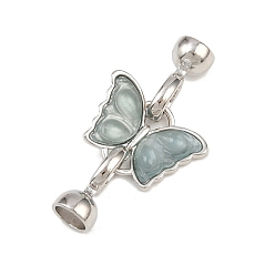 Платина Латунь раз по сравнению с застежками, cmолой, бабочка, платина, 38.5 мм