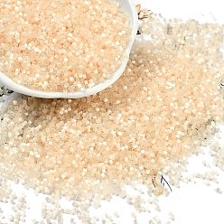 Белый Навахо Имитация кошачьего глаза стеклянные бусины, окрашенные, цилиндр, навахо белый, 1.6x1.3 мм, отверстие : 0.8 мм, Около 60000 шт / фунт