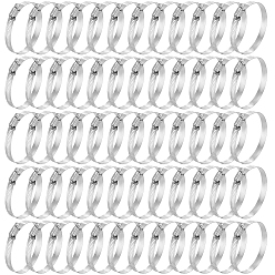Нержавеющая Сталь Цвет 304 хомуты шланговые регулируемые червячные из нержавеющей стали, цвет нержавеющей стали, 110x95x14 мм, внутренний диаметр: 95x93 мм, 60 шт