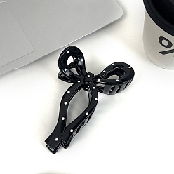 Bowknot Пластиковые зажимы когтя волос, бантом, 109x61x46 мм