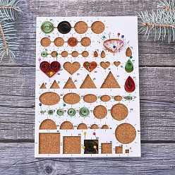 Перу Пластиковые DIY инструмент бумага рюш, Перу, 21x15x0.8 см