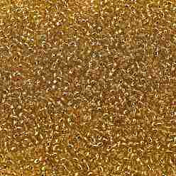 (22B) Silver Lined Medium Topaz TOHO Round Seed Beads, Japanese Seed Beads, (22B) Silver Lined Medium Topaz, 11/0, 2.2mm, Hole: 0.8mm, about 1110pcs/bottle, 10g/bottle