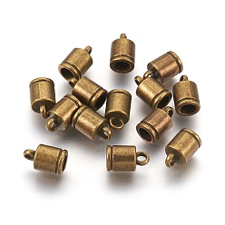 Античная Бронза Тибетского стиля терминаторы, без кадмия, без никеля и без свинца, античная бронза, 10x6 мм, отверстие : 2 мм, внутренний диаметр: 4 мм