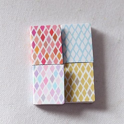 Couleur Mélangete Maison de poupée 1 : carnet coloré de maison de poupée miniature, accessoires de maison classiques accessoires de tournage de scène, couleur mixte, 12mm