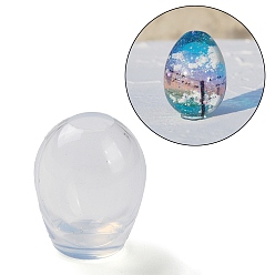 Белый Дым 3d мини-дисплей для яиц, украшения, силиконовые формы «сделай сам», формы для литья смолы, для изготовления изделий из уф-смолы и эпоксидной смолы, серый, 24x30 мм