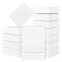 Белый Почтовые ящики из крафт-бумаги, прямоугольные, белые, 7x3x10 см