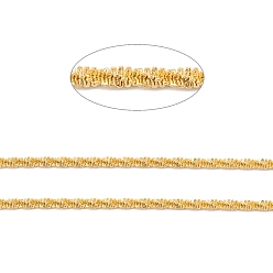 Golden Ion Plating(IP) 304 Stainless Steel Cauliflower Chains, with Spool, Soldered, Golden, 2.4mm, about 5m/roll