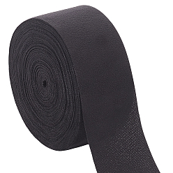 Noir Ruban de polyester de 10m, pour la décoration, emballage de cadeaux et décoration artisanale DIY, plat, noir, 1-3/8 pouces (36 mm), environ 10.94 yards (10m)/rouleau