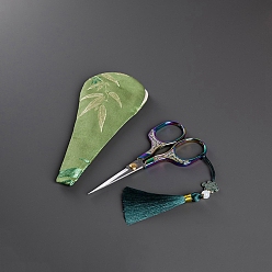 Красная Медь Ножницы из нержавеющей стали, швейные ножницы, Красная медь, 126x60 мм