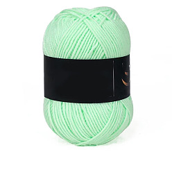 Аквамарин 4 пряжа из молочного акрилового волокна для тафтинговых ковриков, пряжа амигуруми, пряжа для вязания крючком, для свитера, шапки, носков, детских одеял, аквамарин, 2.5 мм, около 113.74 ярдов (104 м) / моток