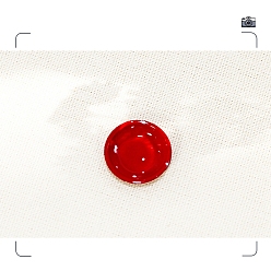 Красный Миниатюрная пластина из сплава, окрашенная распылением, для кукольных аксессуаров, притворяющихся опорными украшениями, красные, 15x3 мм