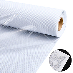 Белый Термопереносная акриловая бумага, с силиконовым, для самостоятельной горячей фиксации стразов, белые, 320x0.3 мм, 5 м / рулон