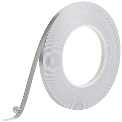 Серебро Кромочная окантовка для животных, клейкая отделка шпоном для стола своими руками, кабинет, мебель, декоративная отделка, серебряные, 8x0.2 мм, около 50 м / рулон