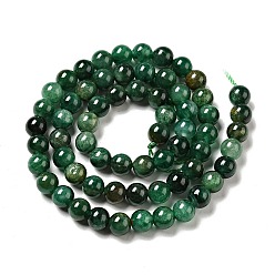 Emerald Natural Emerald Quartz Beads Strands, Round, 8.5mm, Hole: 1mm, about 49pcs/strand, 15.55''(39.5cm)