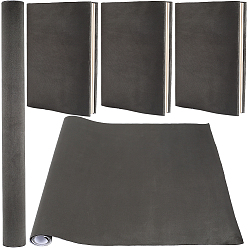 Темно-серый 1.1m самоклеящиеся обложки для книг из искусственной замши, обертки для ноутбука, темно-серый, 420x0.8 мм