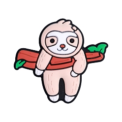 Sloth Пищевые силиконовые бусины для животных, леность, 28x31 мм