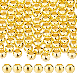 Gold 300Pcs Resin Beads, Rondelle, Gold, 7.5~8x6.5mm, Hole: 3.5mm
