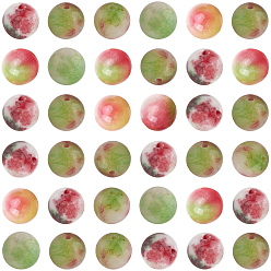 Светло-Коралловый 45 шт. натуральные персидские нефритовые бусины, окрашенные, круглые, свет коралловый, 8 мм, отверстие : 1.2~1.5 мм