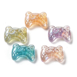 Mixed Color Acrylic Beads, with Alloy Findings, Panda, Mixed Color, 17x23x9.5mm, Hole: 1.8mm