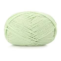 Аквамарин Пряжа для вязания из шелка и шерсти, для одежды шарфы свитера шали шапки, аквамарин, 0.5~1.2 мм, около 102.80 ярдов (94 м) / моток