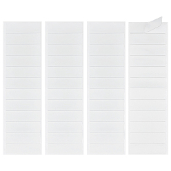 Clear 4 Sheets Silicone Anti-slip Grip Tape, Rectangle, Clear, 380x110x1.3mm, 12pcs/sheet