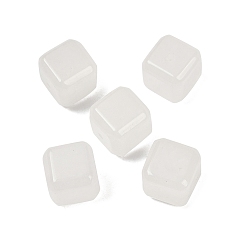 Хрусталь Природный кристалл кварца бусины, горного хрусталя, кубические, 12x11.5x12 мм, отверстие : 1.2 мм