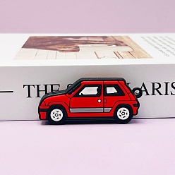 Красный Пластиковые подвески из пвх, автомобильные прелести, красные, 50x20x1.2 мм