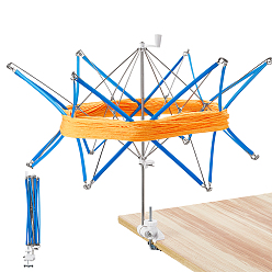 Нержавеющая Сталь Цвет Намотчики клубков пряжи из нержавеющей стали для вязания, цвет нержавеющей стали, 44.5x5.3x4.5 см