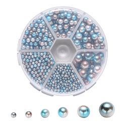 Верблюжий Жемчужные бусины из искусственной жемчужины, градиент русалка жемчужные бусы, без отверстия , круглые, верблюжие, 80x20 мм, 2.5 мм / 3 мм / 4 мм / 5 мм / 6 мм / 8 мм, 1253 шт / коробка