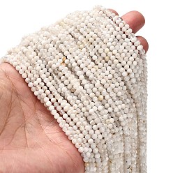 Rainbow Moonstone Бусины из натурального радужного лунного камня, граненые круглые, 3.5 мм, отверстие : 0.6 мм, около 118~120 шт / нитка, 15.24~15.43'' (38.7~39.2 см)