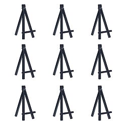 Black Plastic Easels, For Arts and Crafts DIY Painting Projects, Black, 83.5x15.5x155mm