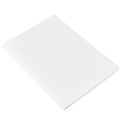 White Wool Felts Mat, for Chinese Calligraphy Lovers, Rectangle, White, 710x500x3mm