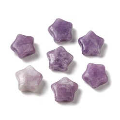 Améthyste Perles d'améthyste lavande naturelle, étoiles, 10~11x10.5~11.5x4.6~5.7mm, Trou: 1.2~1.4mm